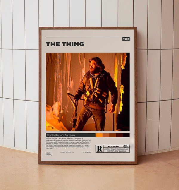 The Thing, John Carpenter, Minimalist Movie Poster modern,