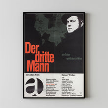 The Third Man Movie Poster Print, Canvas Wall Art, Room Decor, Movie Art 1