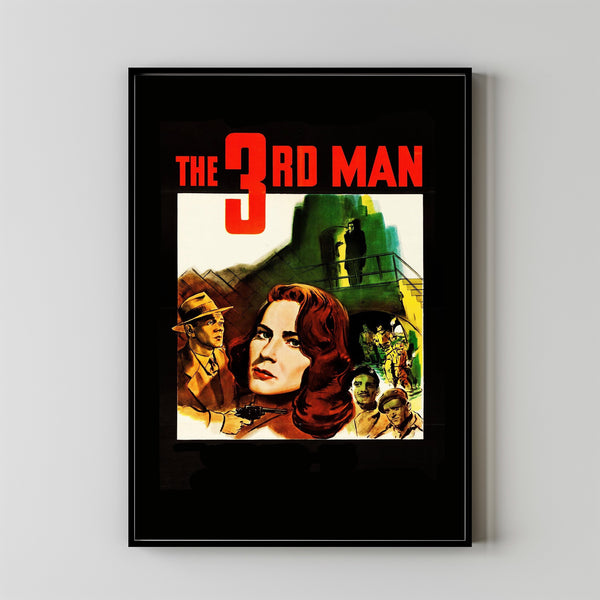 The Third Man Movie Poster,Film Fan Collectibles,Vintage Movie Poster,Home Decor,Wall Art,Poster Gifts 2