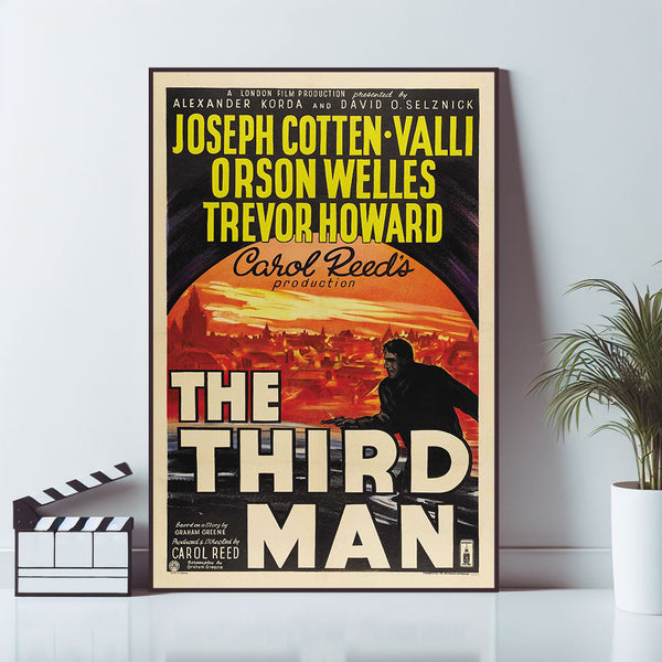 The Third Man Movie Poster, Wall Art Prints, Art Poster, Canvas Material Gift, Keepsake, Home Decor, Live Room Wall Art 1636042533
