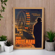The Third Man Movie Poster, Wall Art Prints, Art Poster, Canvas Material Gift, Keepsake, Home Decor, Live Room Wall Art 1636042533