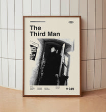 The Third Man Vintage Movie Poster - Orson Welles Film Noir - Minimalist Midcentury Wall Art Print 1585090347