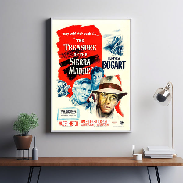 The Treasure of the Sierra Madre Poster Art Print Movie Posters Gift for Movie lovers 2