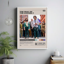 The Trial of the Chicago 7, Aaron Sorkin, Minimalist Movie Poster