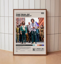 The Trial of the Chicago 7, Aaron Sorkin, Minimalist Movie Poster