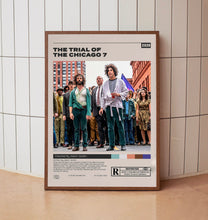 The Trial of the Chicago 7, Aaron Sorkin, Minimalist Movie Poster,Custom Poster
