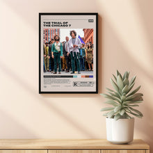 The Trial of the Chicago 7, Aaron Sorkin, Minimalist Movie Poster,Custom Poster