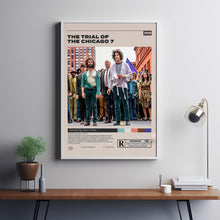 The Trial of the Chicago 7, Aaron Sorkin, Minimalist Movie Poster,Custom Poster