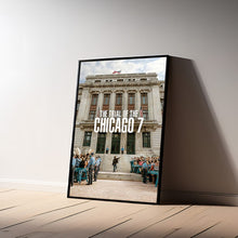 The Trial of the Chicago 7, Movie Poster, Wall Art Prints, Art Poster, Canvas Material Gift, Keepsake, Home Decor, Live Room Wall Art 1610336803