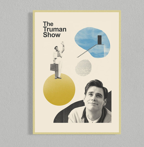 The Truman Mid Century Movie Poster  Film Posters  Minimalist Movie Poster    Wall Art Poster 1083862595