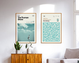 The Truman Show - Minimalist Poster, Truman Show Poster, Jim Carrey, Laura Linney, Ed Harris, Man on the Moon, Yes Man, Bruce Almighty 1113480495