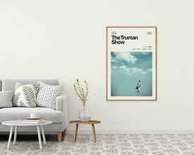 The Truman Show - Minimalist Poster, Truman Show Poster, Jim Carrey, Laura Linney, Ed Harris, Man on the Moon, Yes Man, Bruce Almighty 1113480495