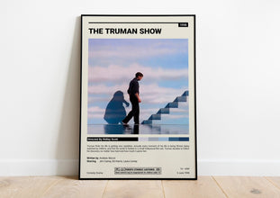 The Truman Show Movie Poster  Minimalist Movie Poster  Jim Carrey  Custom Movie Print  Wall Art Print  Couple Gift  Home decor 1610132933