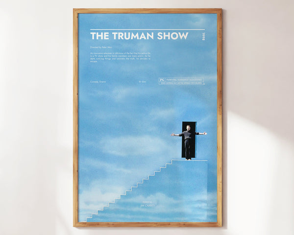 The Truman Show Poster  Art Print  Movie Posters  Gift for Movie lovers 1287490894