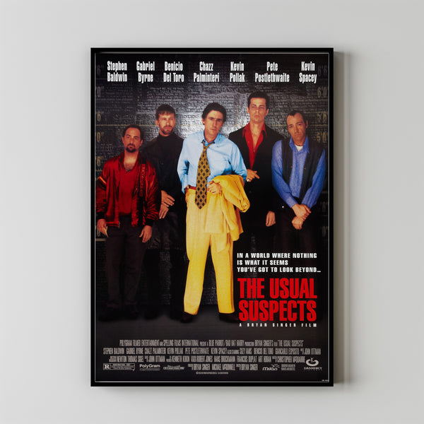The Usual Suspects (1995) Poster Art Print Movie Posters Gift for Movie lovers
