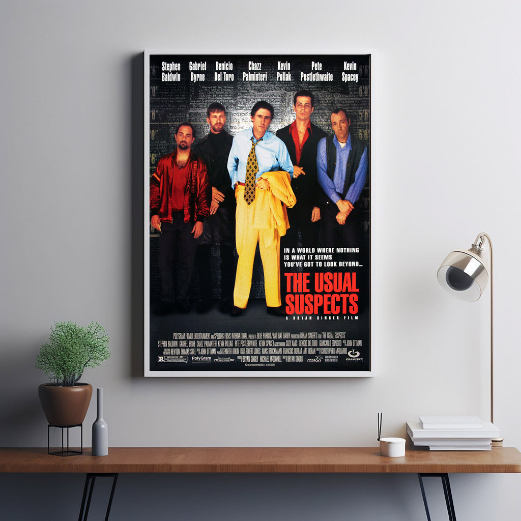 The Usual Suspects 1995 Poster Art Print Movie Posters Gift For Movi the-usual-suspects-1995-poster-art-print-movie-posters-gift-for-movi