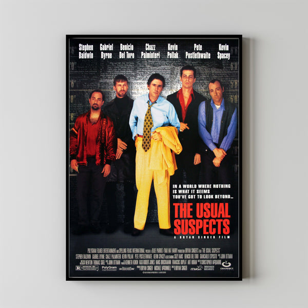 The Usual Suspects (1995) Poster Art Print Movie Posters Gift for Movie lovers 2