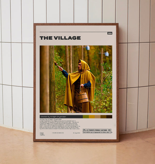 The Village Poster, M. Night Shyamalan, Minimalist Movie Poster