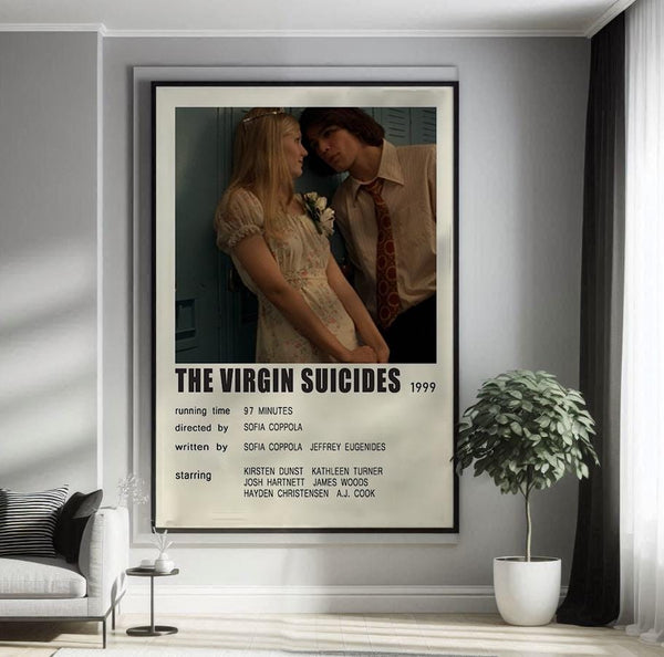 The Virgin Suicides (1999) Movie Poster Canvas Poster Minimalist Poster Art Print Gifts for Lover Mural Painting 1748521508