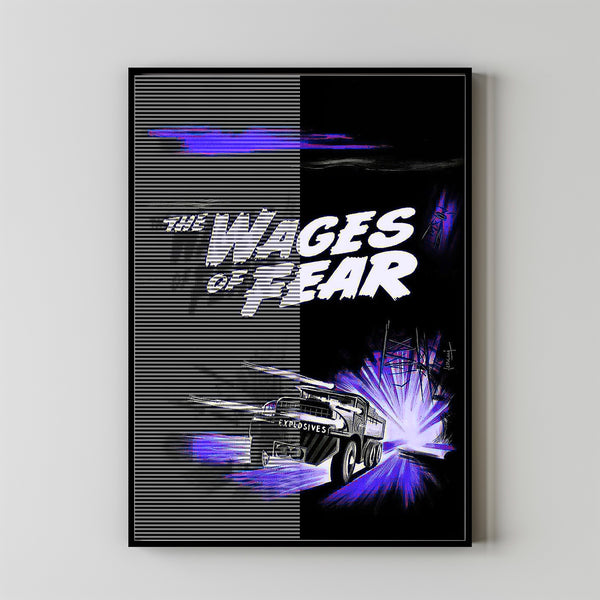 The Wages of Fear 1953 Poster Art Print Movie Posters Gift for Movie lovers