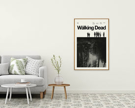 The Walking Dead - Minimalist Poster, The Walking Dead Poster, Walking Dead Print, Andrew Lincoln, Norman Reedus, Lauren Cohan, Steven Yeun 1358012437
