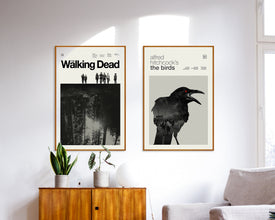 The Walking Dead - Minimalist Poster, The Walking Dead Poster, Walking Dead Print, Andrew Lincoln, Norman Reedus, Lauren Cohan, Steven Yeun 1358012437