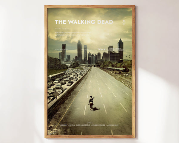 The Walking Dead Poster  Art Print  Movie Posters  TV Posters  Gift for Movie lovers 1287552866