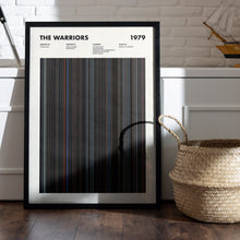 The Warriors Movie Barcode Print, The Warriors Print, The Warriors Poster, The Warriors Wall Art, The Warriors Art Print 1664679465