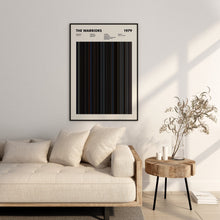 The Warriors Movie Barcode Print, The Warriors Print, The Warriors Poster, The Warriors Wall Art, The Warriors Art Print 1664679465