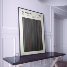 The Warriors Movie Barcode Print, The Warriors Print, The Warriors Poster, The Warriors Wall Art, The Warriors Art Print 1664679465