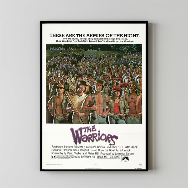 The Warriors Movie Poster, Room Decor, Home Decor, Art Poster for Gift