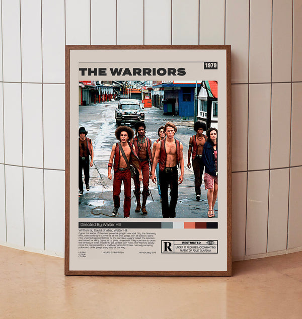 The Warriors Poster, Walter Hill, Minimalist Movie Poster