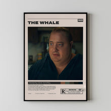 The Whale Poster, Darren Aronofsky, Minimalist Movie Poster, Vintage Retro Art Print