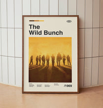 The Wild Bunch Vintage Movie Poster - American Western Cowboy Film - Minimalist Midcentury Wall Art Print 1478497973