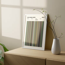 The Wind Rises Movie Barcode Print, The Wind Rises Print, The Wind Rises Poster, Studio Ghibli Poster, Studio Ghibli Prints 1664679331