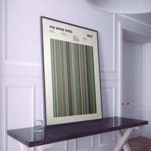 The Wind Rises Movie Barcode Print, The Wind Rises Print, The Wind Rises Poster, Studio Ghibli Poster, Studio Ghibli Prints 1664679331