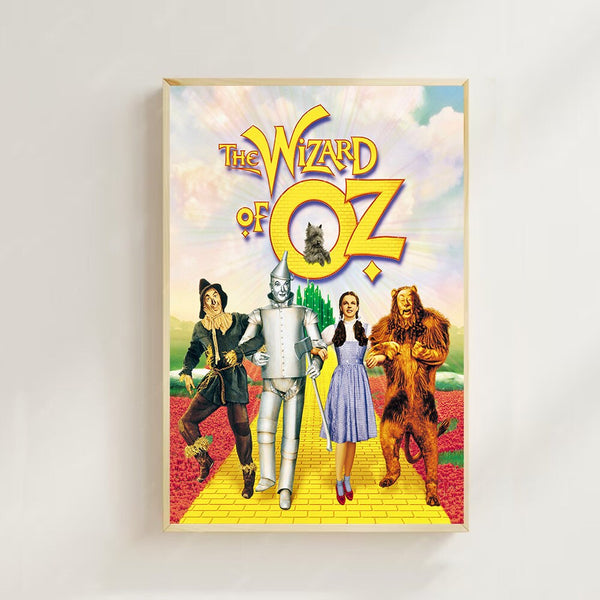 The Wizard of Oz (1939)--Movie  Poster(Regular Style) Art Prints,Home Decor,Vintage Movie Poster,Canvas Poster 1631230696 - Copy