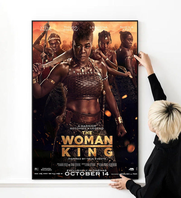 The Woman King Movie Poster High Quality Print Photo Wall Art Canvas Cloth Poster 1551296353