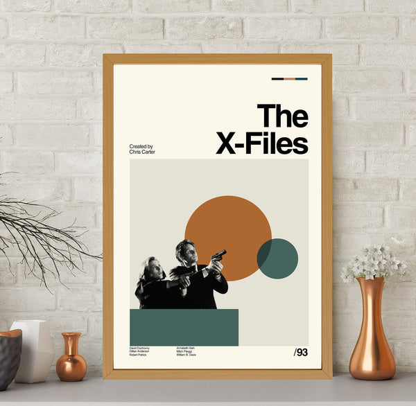 The X-Files Poster, The X Files Movie Poster, Minimalist Art, Vintage Poster, Modern Art, Custom Poster, High Quality, Room Decor