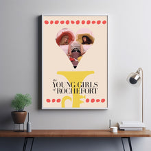 The Young Girls of Rochefort Movie Poster, Room Decor, Home Decor, Art Poster for Gift