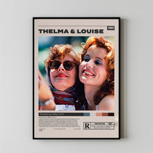 Thelma & Louise, Ridley Scott, Minimalist Movie Poster, Film Poster