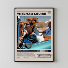 Thelma & Louise, Ridley Scott, Minimalist Movie Poster, Vintage Retro Art