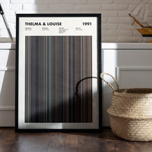 Thelma and Louise Movie Barcode Print, Thelma and Louise Print, Thelma and Louise Poster, Thelma and Louise Wall Art, Thelma and Louise Art 1641890507