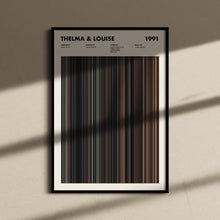 Thelma and Louise Movie Barcode Print, Thelma and Louise Print, Thelma and Louise Poster, Thelma and Louise Wall Art, Thelma and Louise Art 1641890507