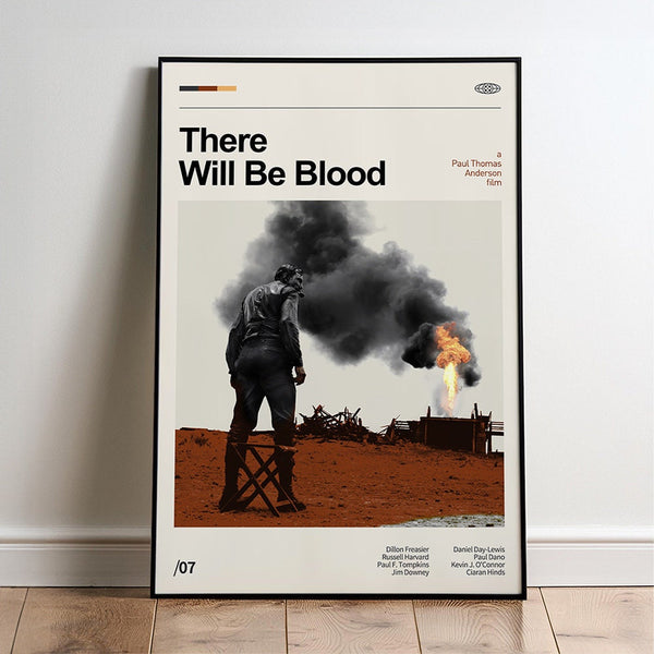 There Will Be Blood Movie Poster  Minimalist  Midcentury Poster  Wall Art Print  Retro Movie Poster 1719088746