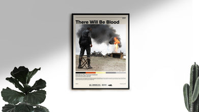There Will Be Blood Movie Poster  Paul Thomas, Minimalist Movie Poster, Vintage Retro Art Print, Custom Poster, Wall Art Print, Home Decor 1243922027
