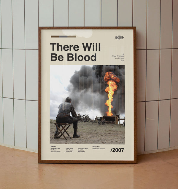 There Will Be Blood Wall Art Print - Daniel Day-Lewis Film Poster 1409783138