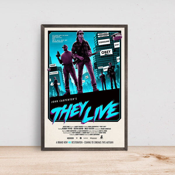 They Live Lobby Card Movie Poster, Room Decor, Home Decor, Art Poster for Gift 1649480760