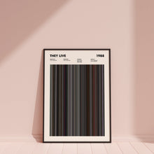 They Live Movie Barcode Print, They Live Print, They Live Poster, They Live Wall Art, They Live Art Print, They Live Frames Print 1650502142