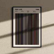 They Live Movie Barcode Print, They Live Print, They Live Poster, They Live Wall Art, They Live Art Print, They Live Frames Print 1650502142